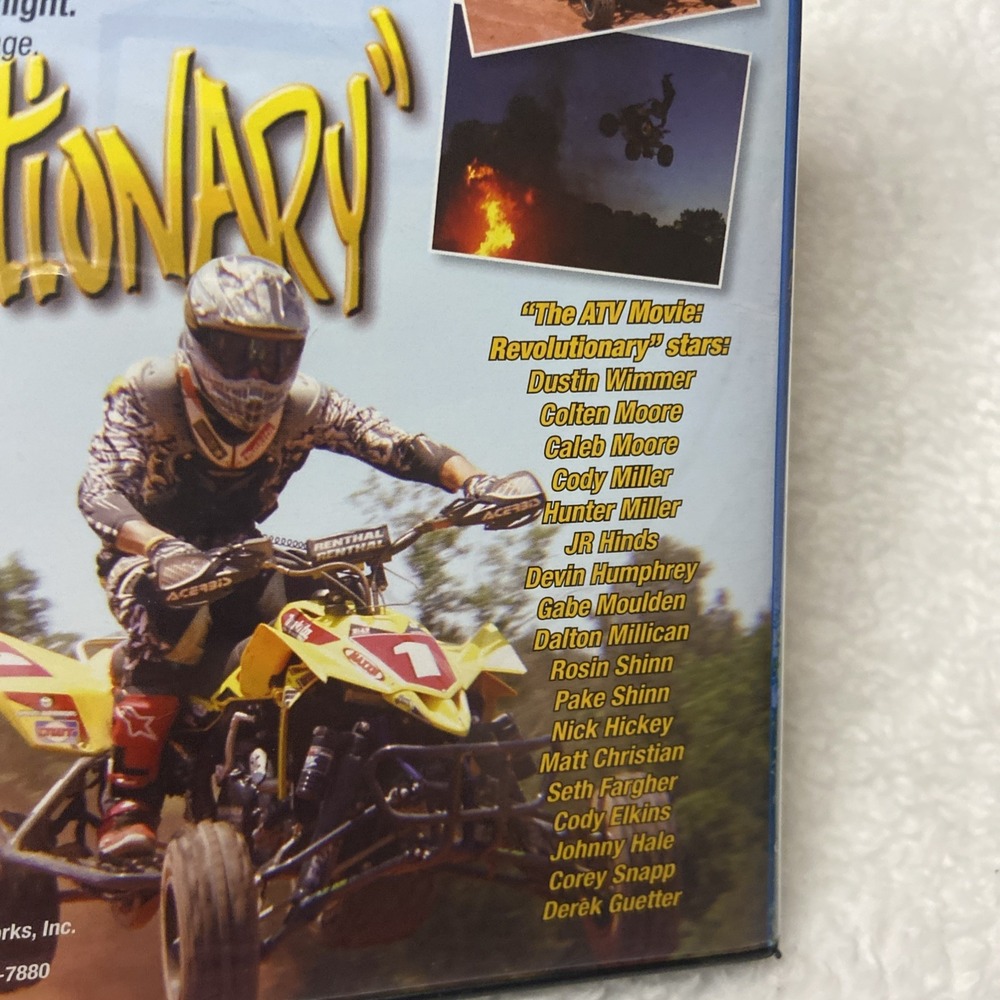 Throttle TV Slide America Fist Full Of Dirt The ATV Movie Revolutionary Lot Of 3 - Picture 11 of 16